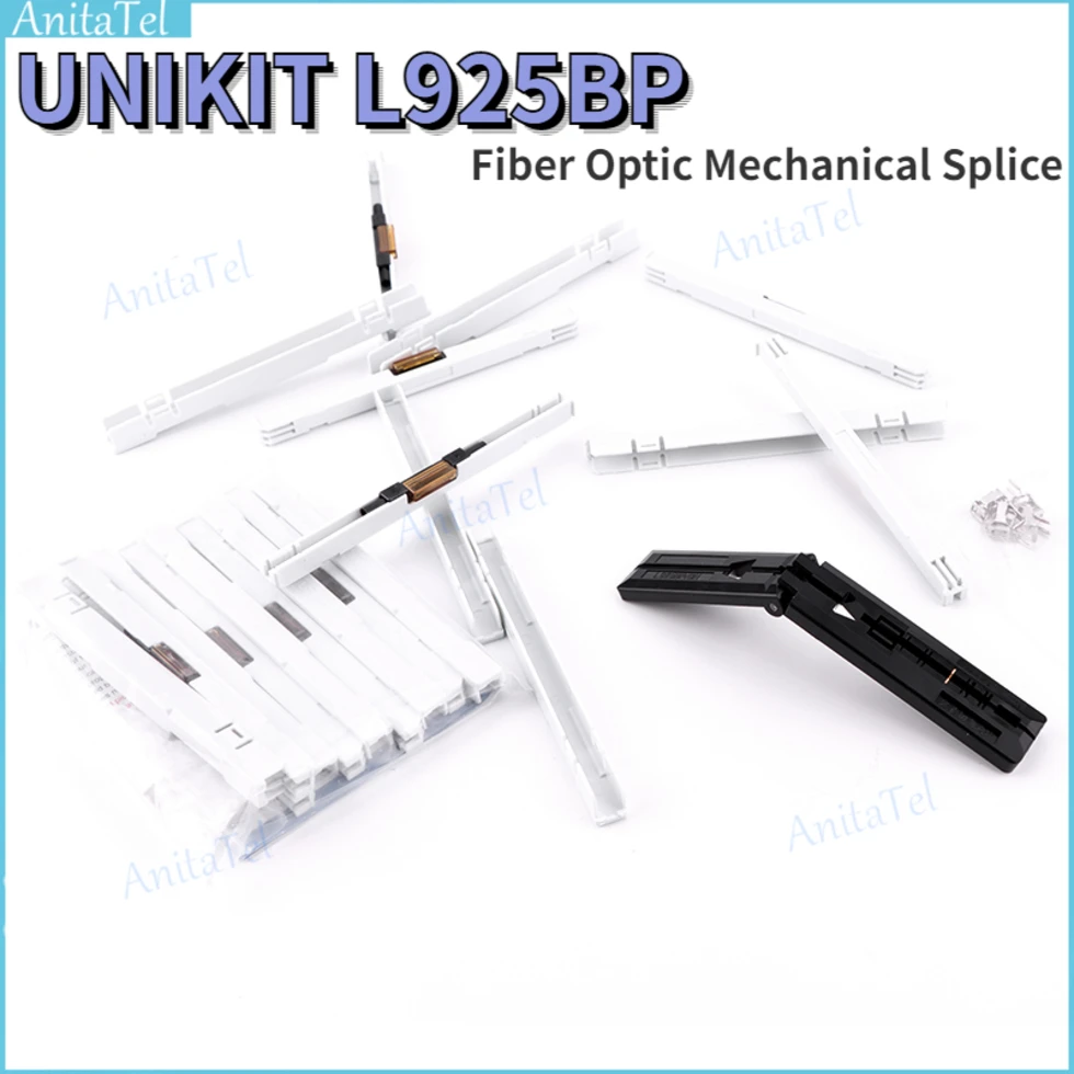 

UNIKIT L925BP Drop Cable FTTH Fiber Optic Mechanical Splice Optical Fiber Mechanical Splice Quick Connector 10/20/50/100pcs/lot