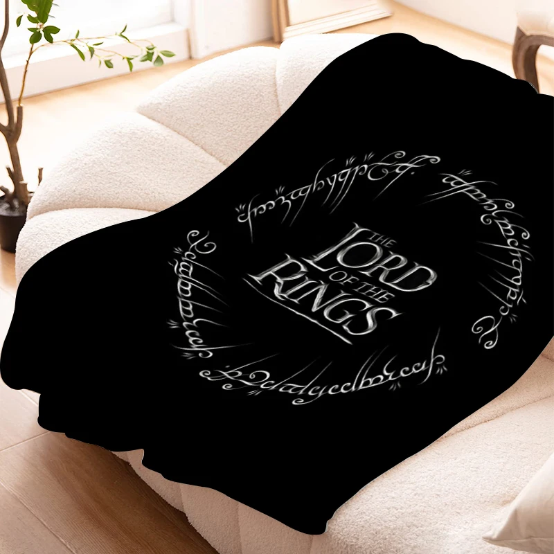 Sofa Blankets for Winter The L-Lord of The R-Rings Warm Knee Bed Fleece Camping Fluffy Soft Blanket Microfiber Bedding King Size