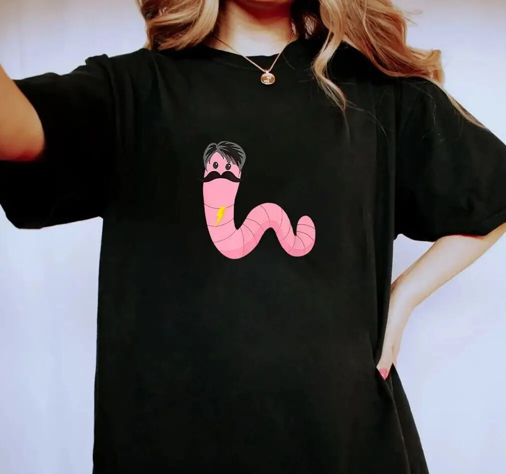 You're A Worm With A Mustache T-Shirt, Funny Shirt Unisex Gift For Friends