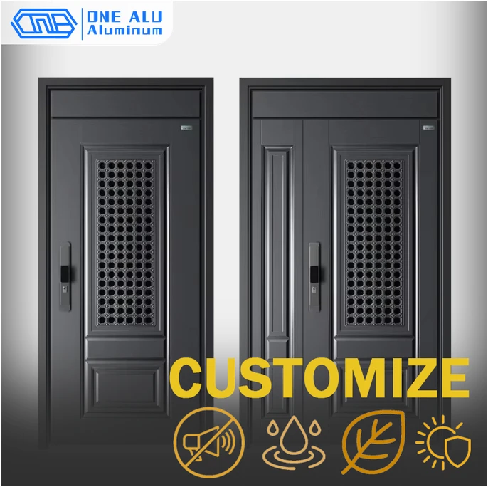 Best Price Modern Stainless Steel Anti-Theft Door Hinged Pivot Metal Arched for Villa House Front Exterior