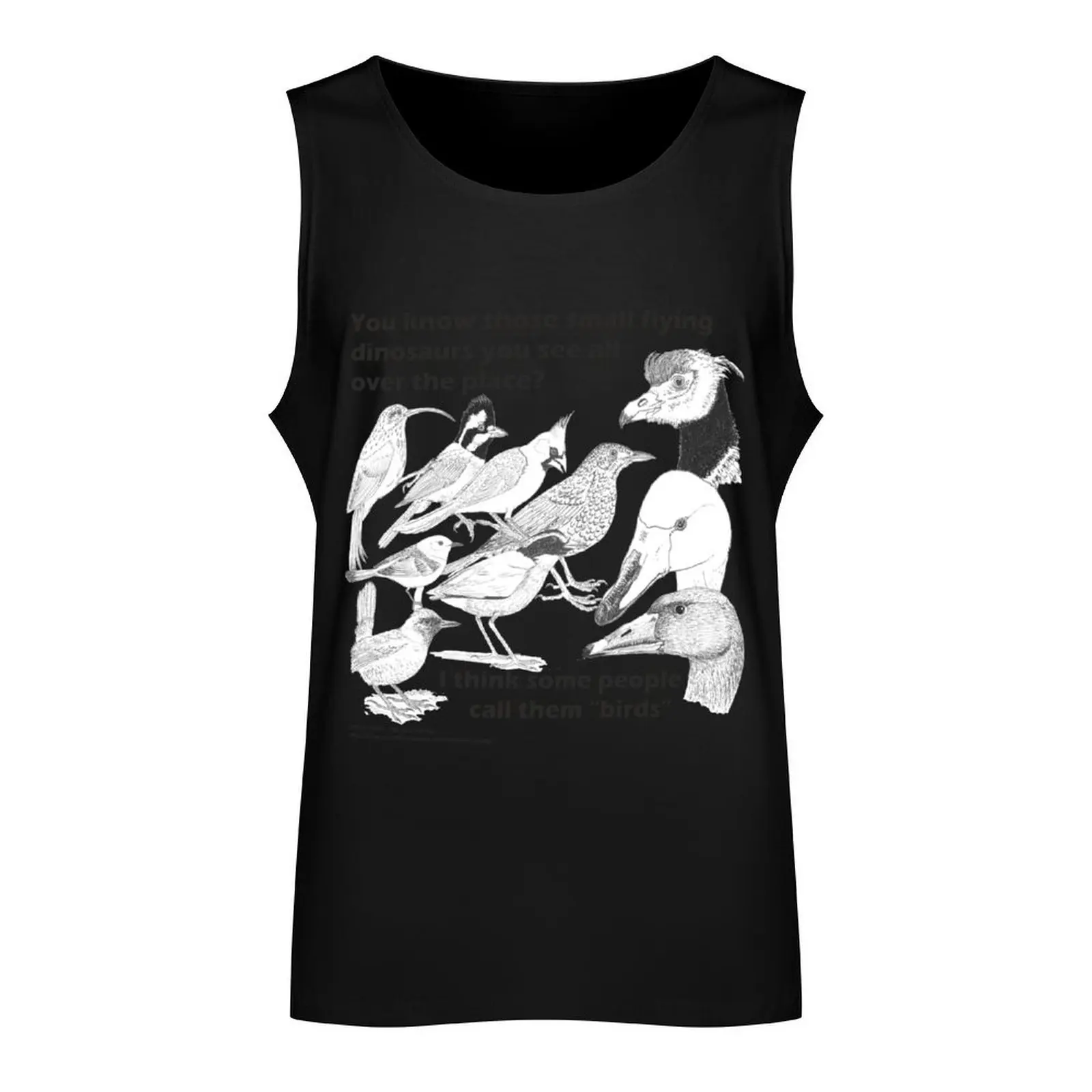 Those small flying dinosaurs Tank Top bodybuilding for men sleeveless shirt man gym t shirt gym