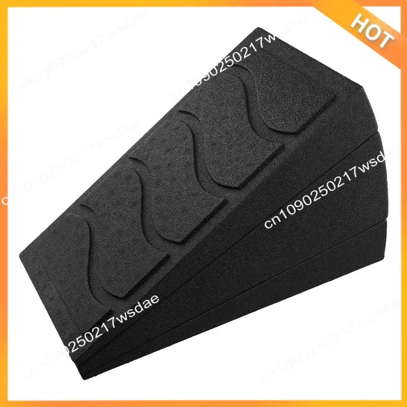 

X08A 3 шт. кирпичи для йоги, клиновые блоки для приседаний, наклонные доски, регулируемые нескользящие носилки для ног для упражнений, йоги, фитнеса, тренажерного зала