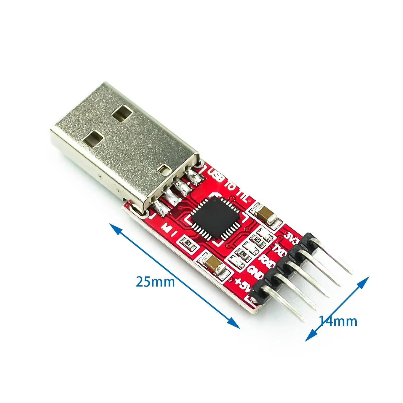 1pcs/lot USB 2.0 to UART TTL 6PIN Connector Module Serial Converter CP2102