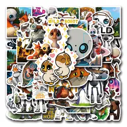 10/30/54PCS Cartoon The Wild Robot Sticker Decals Toys DIY Suitcase Skateboard Phone Luggage Bike Stickers Gift
