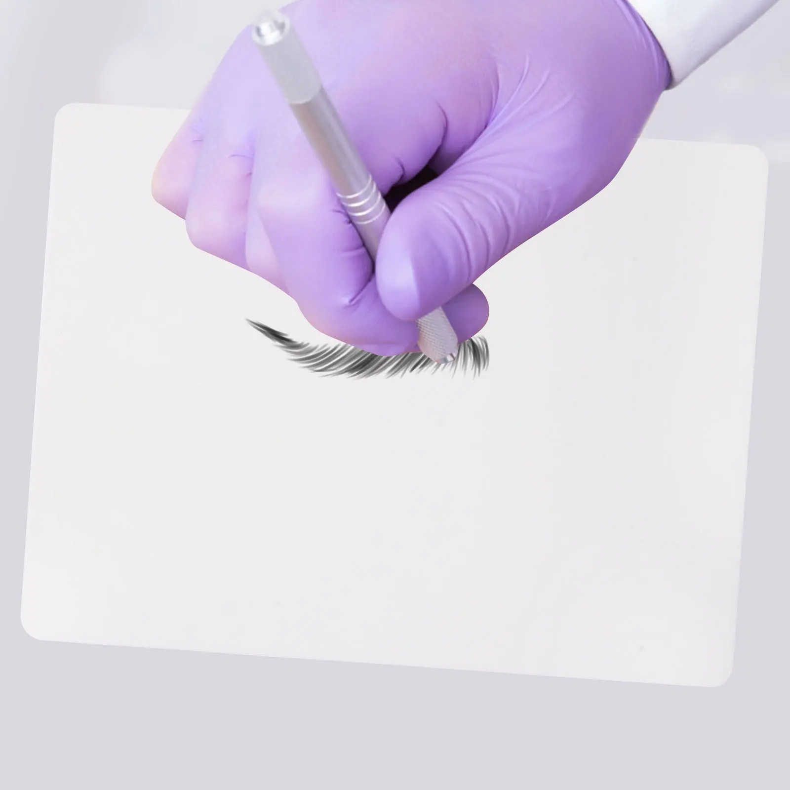 

15 шт., пустые силиконовые листы для практики татуировки, многоразовый инструмент для практики макияжа для обучения тату-салоне, искусственная кожа