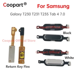 Home Menu Button Flex Back Return Key Flex Cable For Samsung Galaxy T230 T231 T235 Tab 4 7.0 SM-T230 SM-T235 Black White Keypad