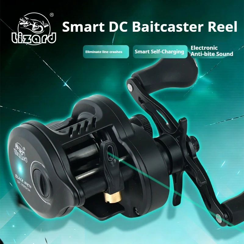 左巻　Lizard BLACK MYTH DC VERSION BFS ベイト Lizard Black Myth DC ベイトキャスティングリール 多用途ロング