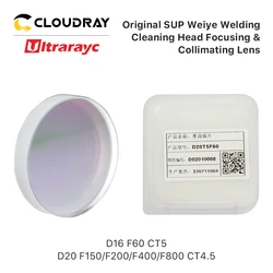 Lente de enfoque de cabezal de soldadura SUP Original, D16, D20, F150-F800, CT3.5, CT4.5, lente de colimación F60, para SUP20S CT5/T, SUP21T, SUP23T, etc.