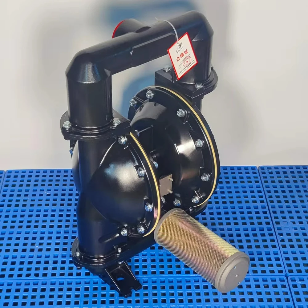 3 Inch Grinder Transfer Pump Pneumatic Diaphragm Pump for Chemical Water Oil Pulp Glue KY-80LLSJFP Aluminum air Diaphragm Pump