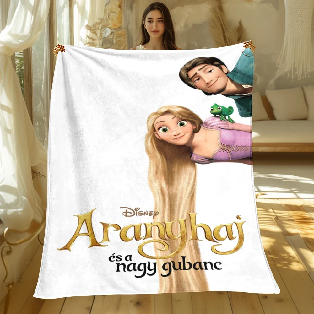 Tangled Movie HD Printed Flannel Thin Blanket.Four Season Blanket.for Sofa,beds,living Rooms,travel Picnic Blanket Gifts