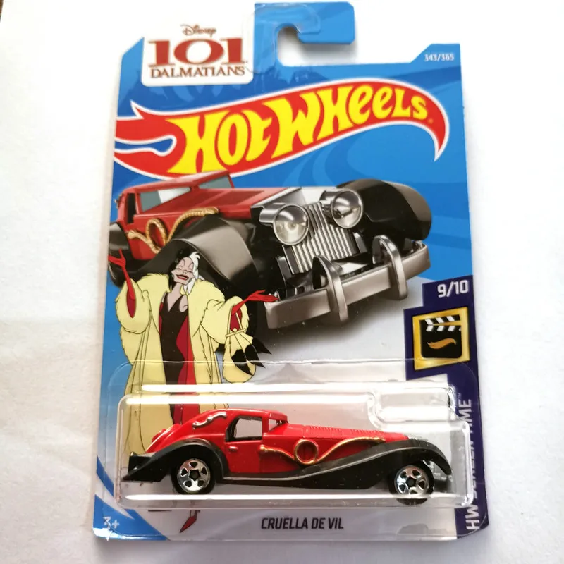 HOT WHEELS 1:64 CRUELLA DE VIL series diecast car model gifts