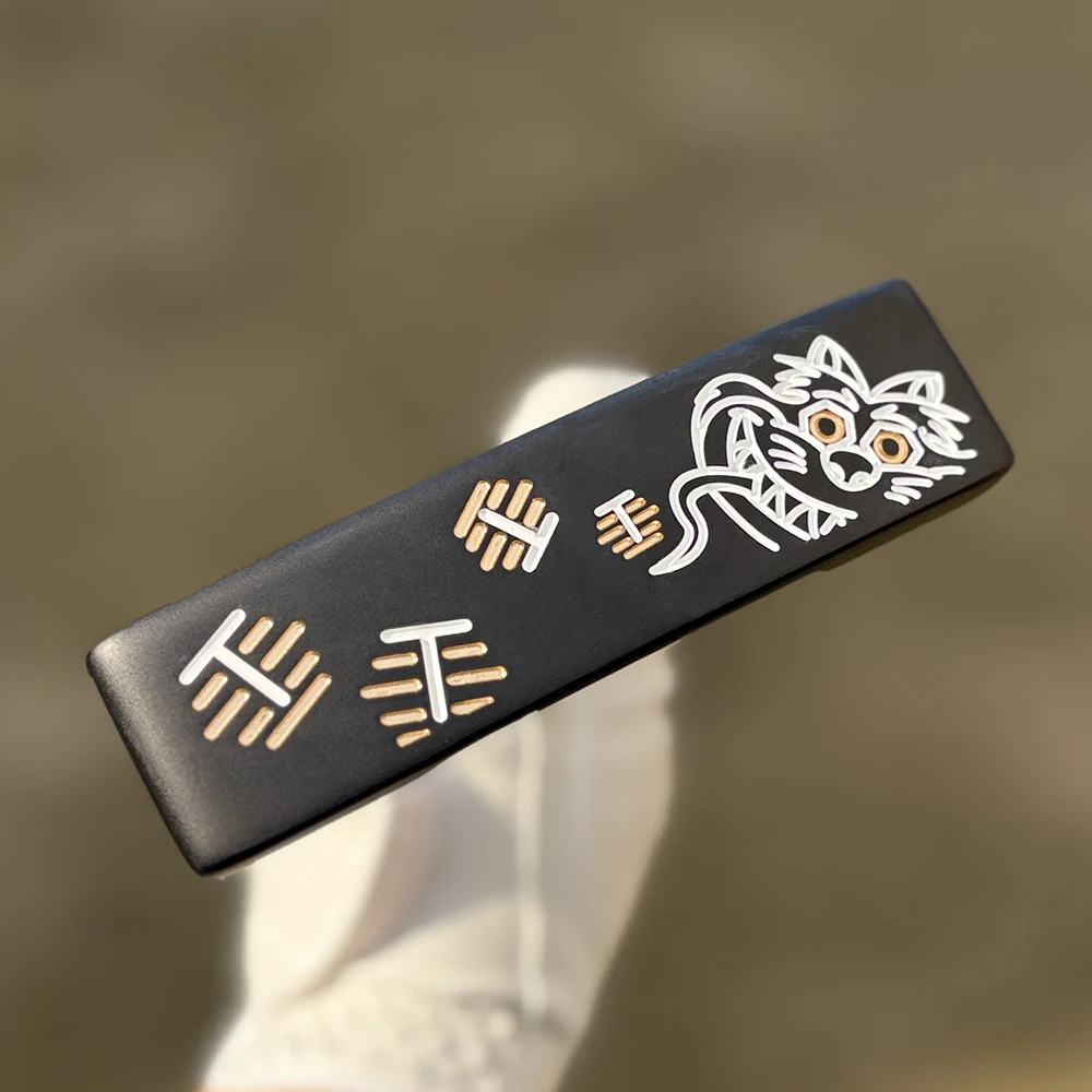 

1pc Cute raccoon cat Golf Putter Golf Club 32-36 inches, with head cover, golf club - improves ball speed and accuracy Detachabl