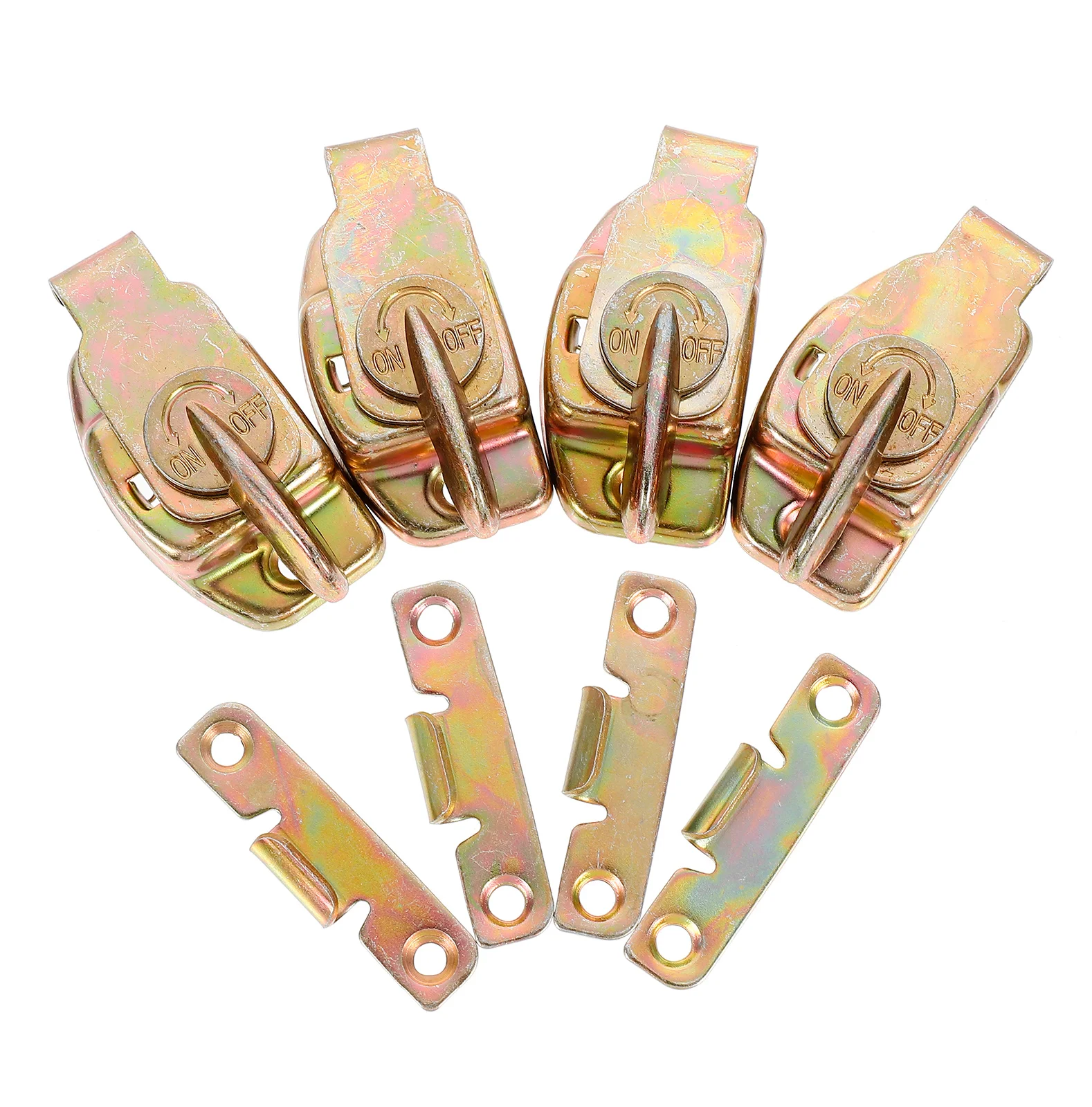

4pcs Table Locks Buckles Iron Connector Sturdy able Leaf Cabinet Door Dining Extension Workstations Accessories Storage
