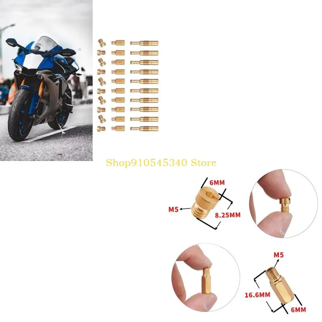 

U2JA Motorbike Carburetor Main Jets Injector Nozzle Idle Jet for PWK PE CVK