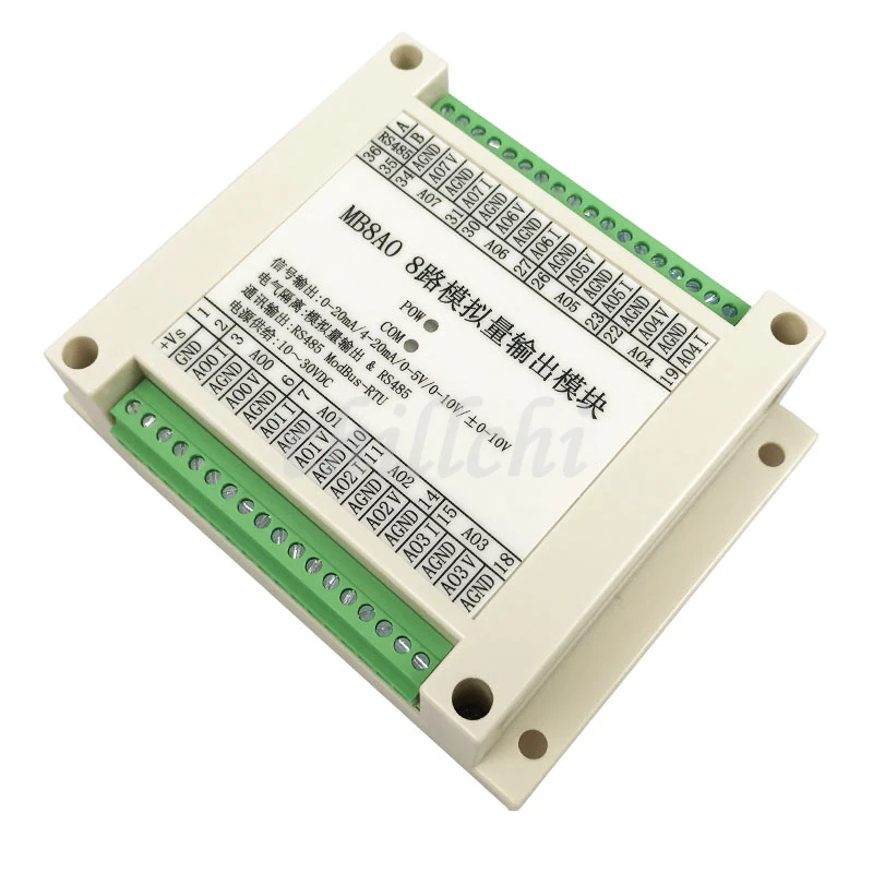 

0-20MA/4-20MA/0-5V/0-10V/ + 10V Analog Output Acquisition Module MODBUS RS485