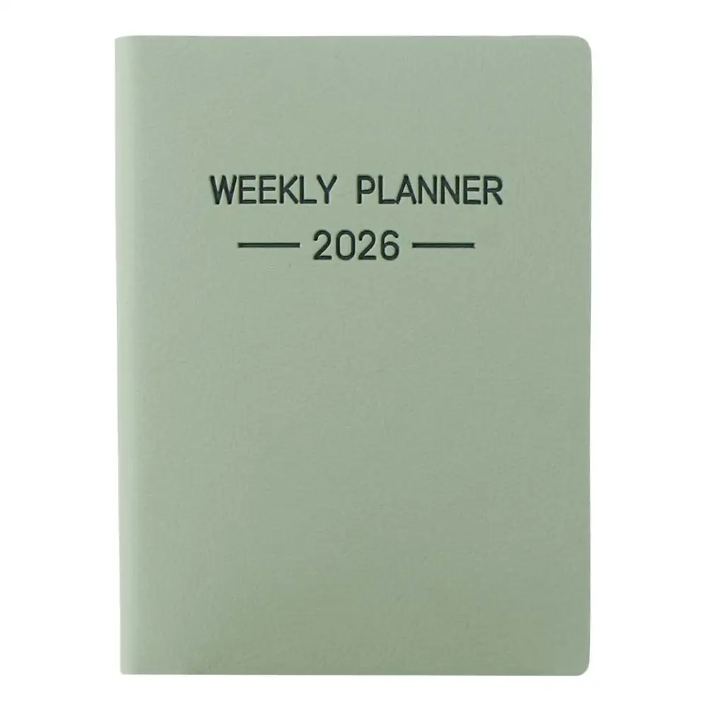 Portable 2026 Agenda Book To Do List Softside A7 To Do Planner Self-Disciplined English Journal Notebook Memo