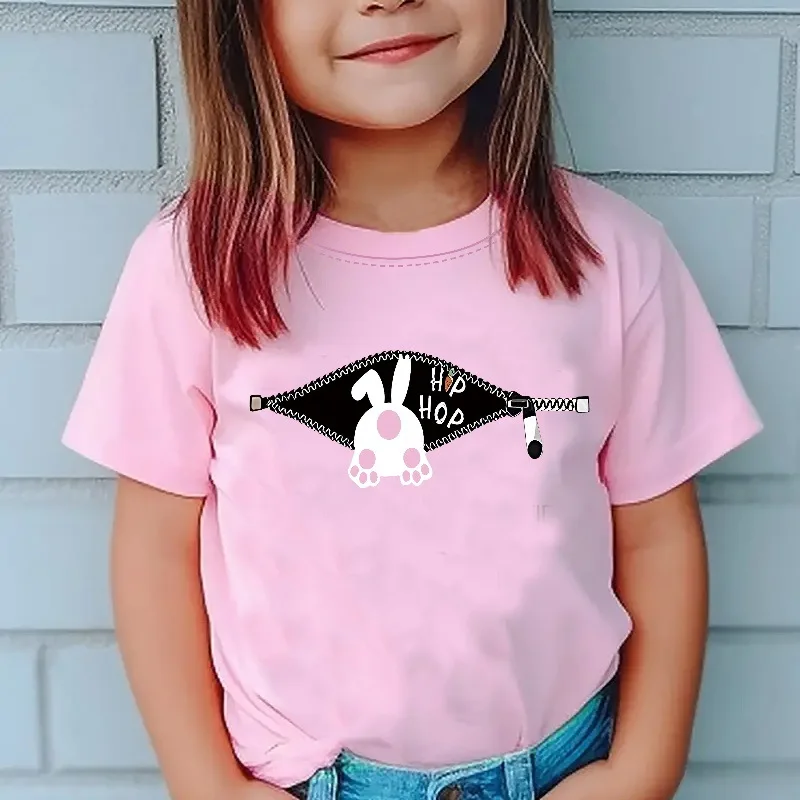 

Новая детская футболка с мультяшным принтом, модная, с индивидуальным дизайном, из чистого хлопка, с круглым вырезом, для родителей и детей, унисекс, с коротким рукавом