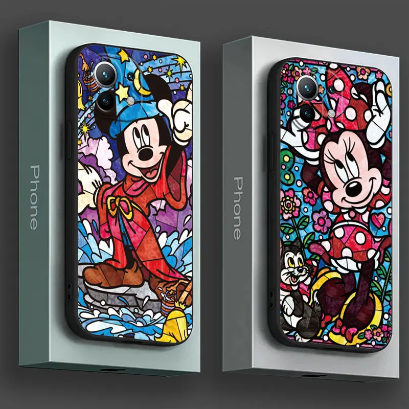 

Disney Painting Minnie Mickey Phone Case For Xiaomi Poco X8Pro Max X6 X7 X8 M6 M7 M8 F6 F7 Pro F8 13T 14T 15T Pro 15 Ultra Cover
