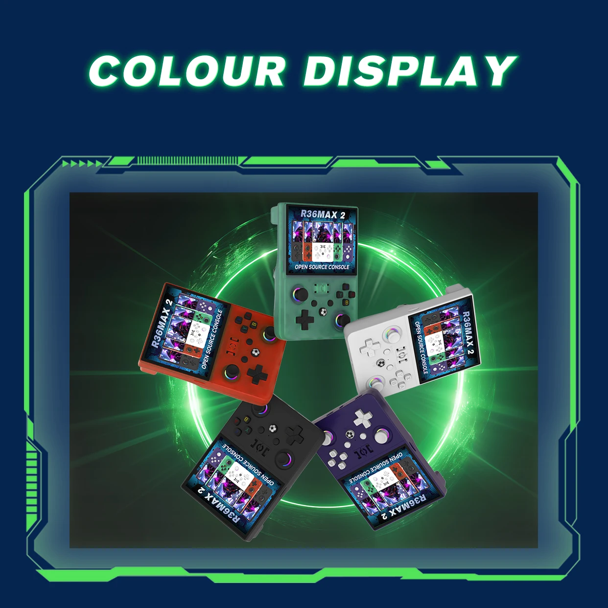 جهاز ألعاب محمول R36 Max2 بشاش - مراجعة Gaming Console R36 وسعره