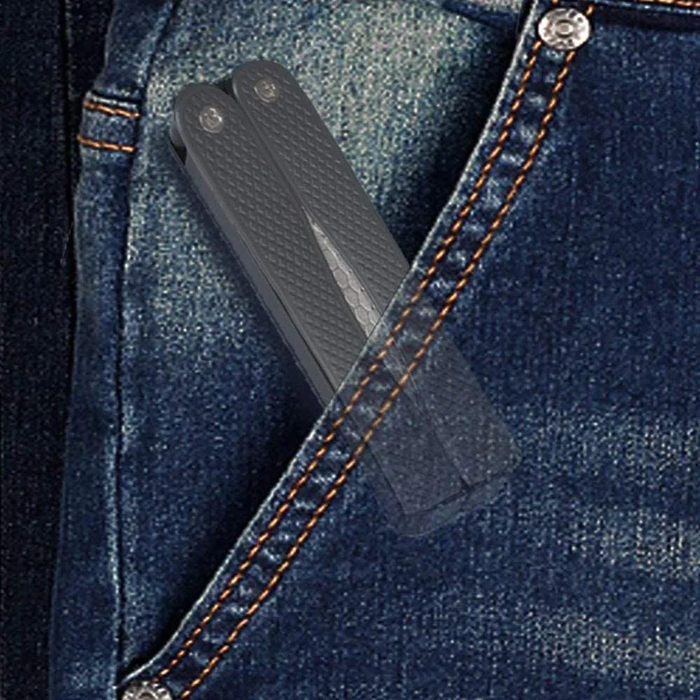 1 шт. портативная складная точилка для карманных ножей, портативный двухсторонний алмазный точильный камень, точильный камень для улицы