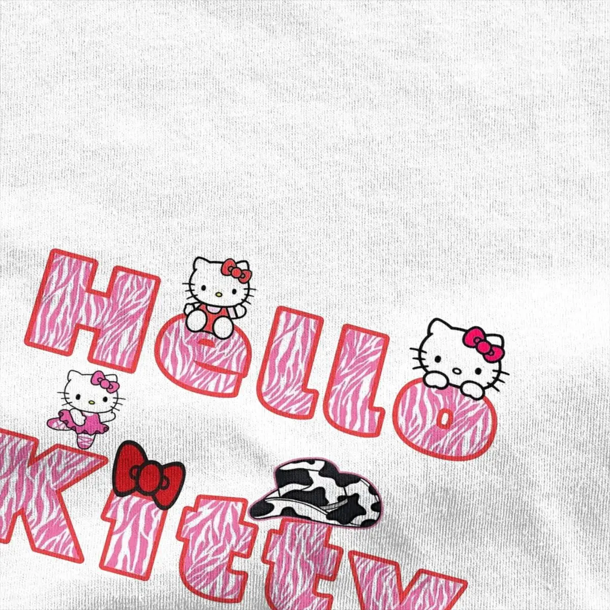 مرحبا كيتي Kawaii لطيف القط ميرش القمصان الرجال النساء بارد القطن جديد وصول تي شيرت #3