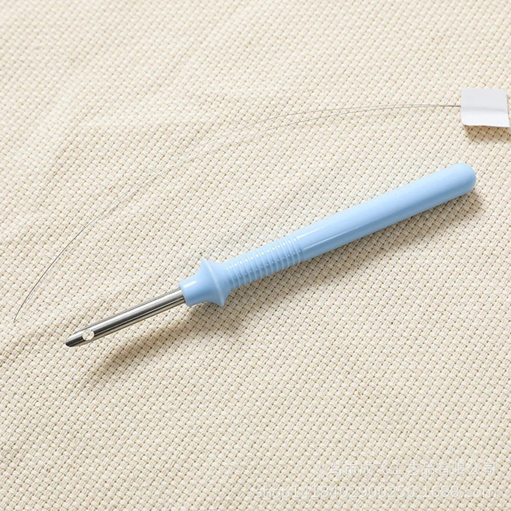 DIY Embroidery Needlework Cloth Cotton linen Fabric Punch Needle Work Handmade Tufted Garment Home Carpet Art Crafts Decorative