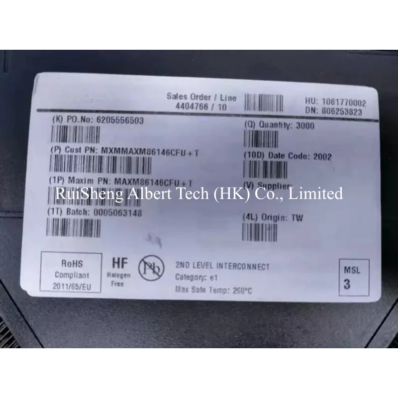

MAXM86146CFU+T Original and new in stock Contact customer service to get a discount.