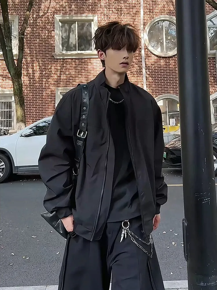 

American Sle Pilot Jaet Men's ort Stand Collar Autumn Winter Coat Cleanfit oulder ape Outerwear Polyester Fiber