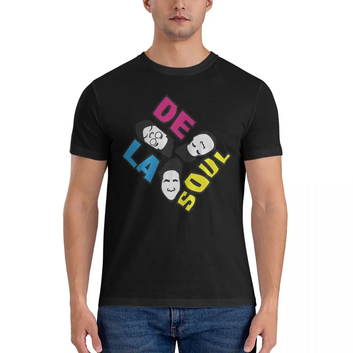 

Футболка мужская с коротким рукавом и круглым вырезом, размеры до 5XL