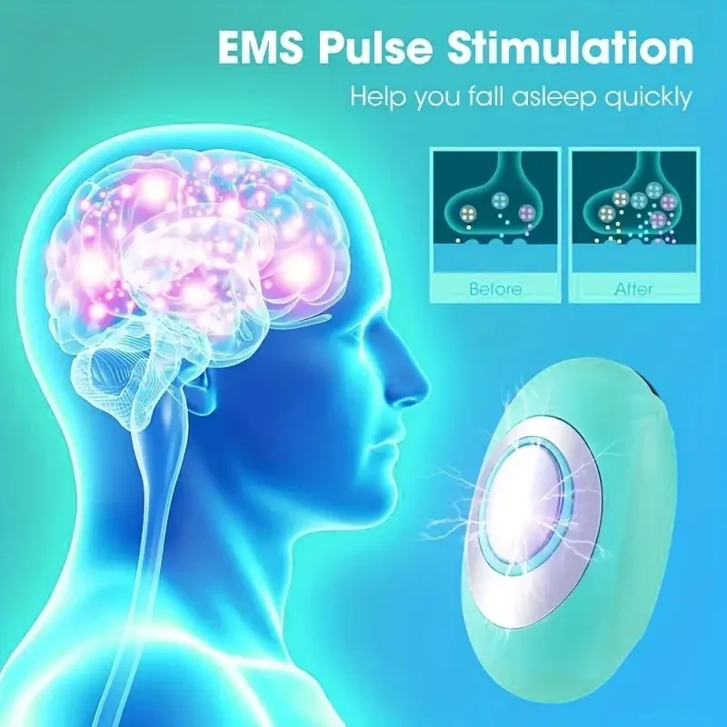 جهاز محمول للمساعدة على النوم ، تخفيف الأرق ، أداة علاج القلق الليلي ، تخفيف الضغط والاسترخاء #4