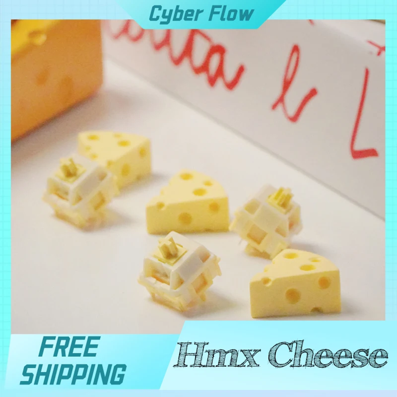 

Переключатель Hmx Cheese, Mx структурные линейные переключатели сыра для механической игровой клавиатуры, настольные аксессуары, офисные подарки