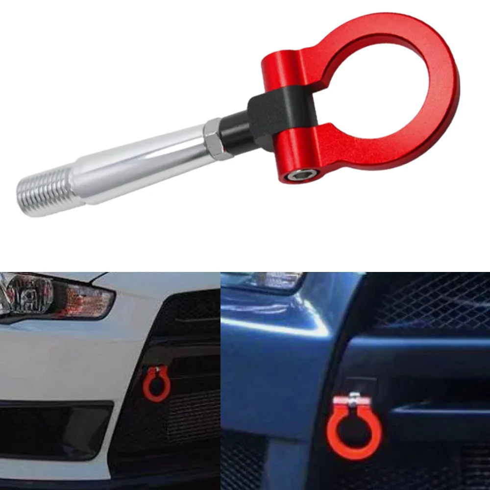 For Mitsubishi Lancer EX Evolution 10 Ralliart 2008-2016 Car Front/rear trailer hitch Tow Hook Long lasting traction force parts