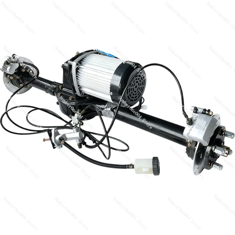3000W Disc Brake Rear Axle Assembly for Electric Tricycle Go Kart Conversion Kit