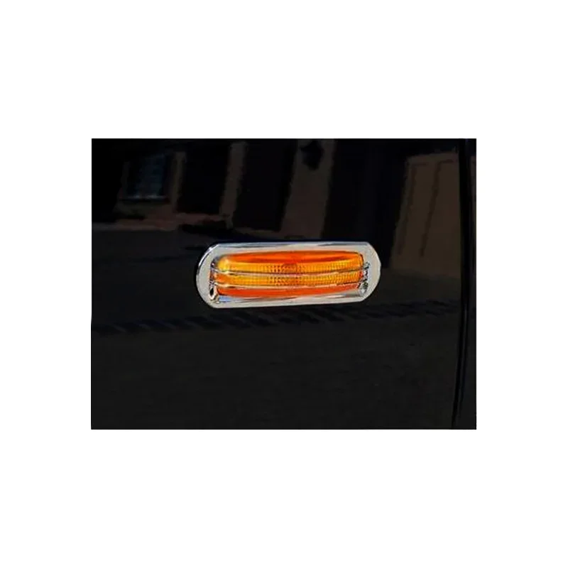 Accessori nero lucido LR3 LR4 Copri indicatore luminoso Discovery Freelander 2 lati
