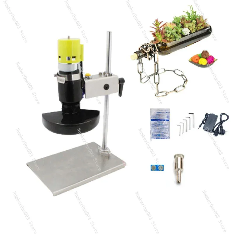 Professional Glass Bottle Cutter, Electric Cutting Machine, DIY Wine Bottle Ceramic Flower Pot Making