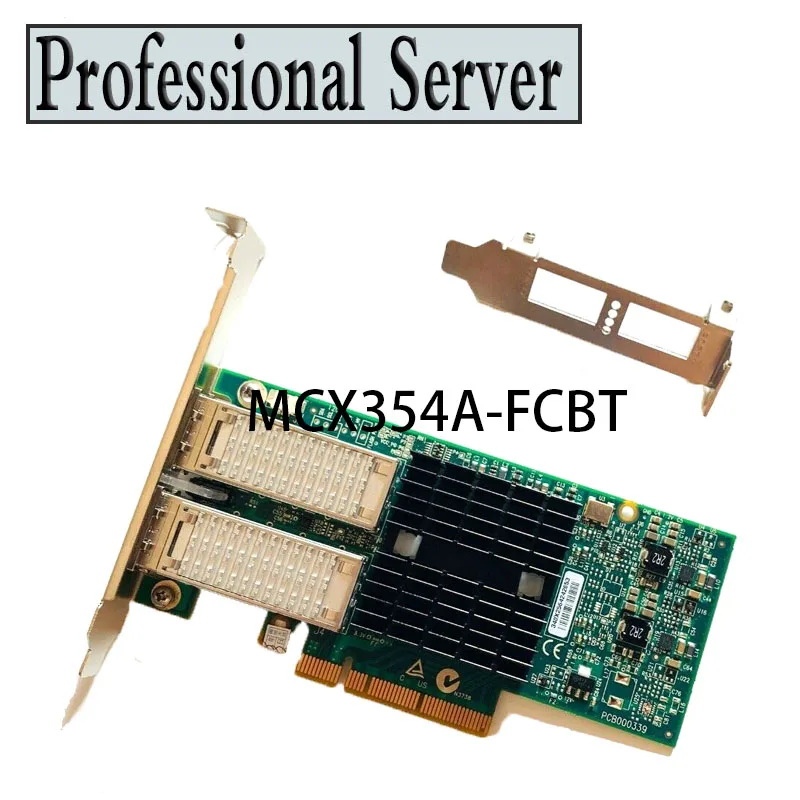 

Mellanox ConnectX-3 CX354A Dual 40GbE QSFP - Flashed to MCX354A-FCBT