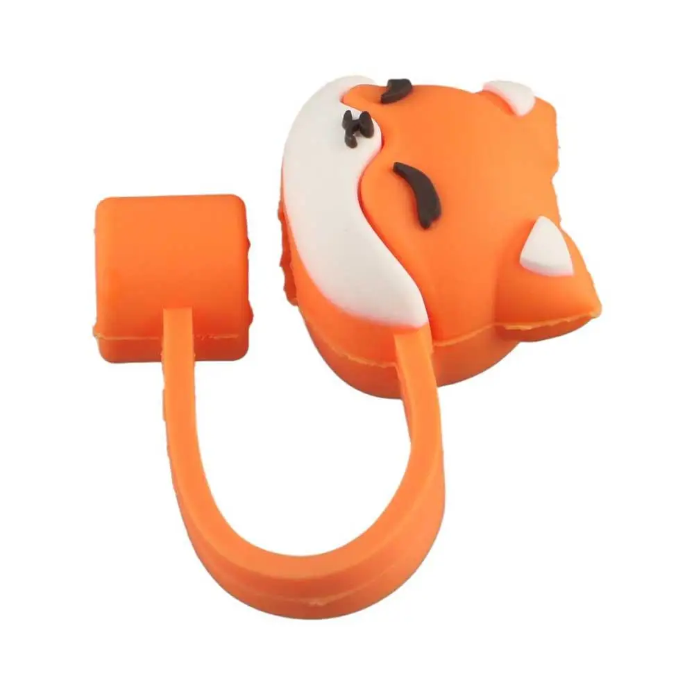 

Dustproof Cute Straw Decoration Plugs Cartoon Splash Proof Dust Cap Straw Topper Straw Cover Cup Accessories