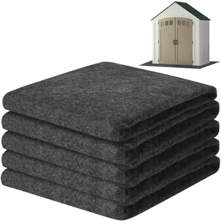 

Outdoor Storage Shed Floor Mat 14 x 10 FT Waterproof Carport Mat Washable Furniture Pad with Non Slip Backing for Dust Oil Prot
