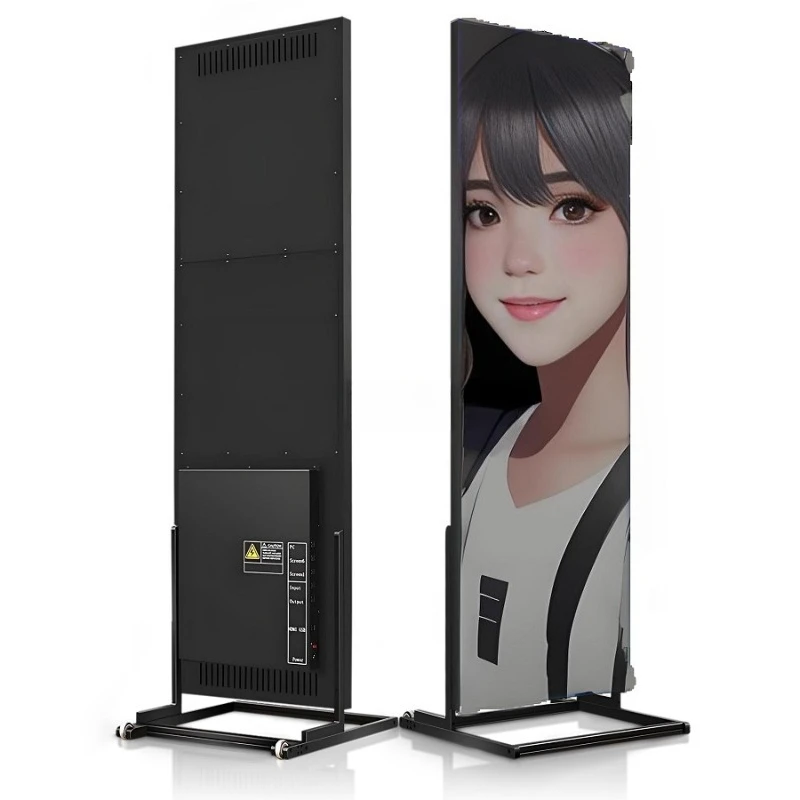 

Outdoor P1.53 Wifi Control Floor Bracket Wall Mounted Smart Advertising Commercial