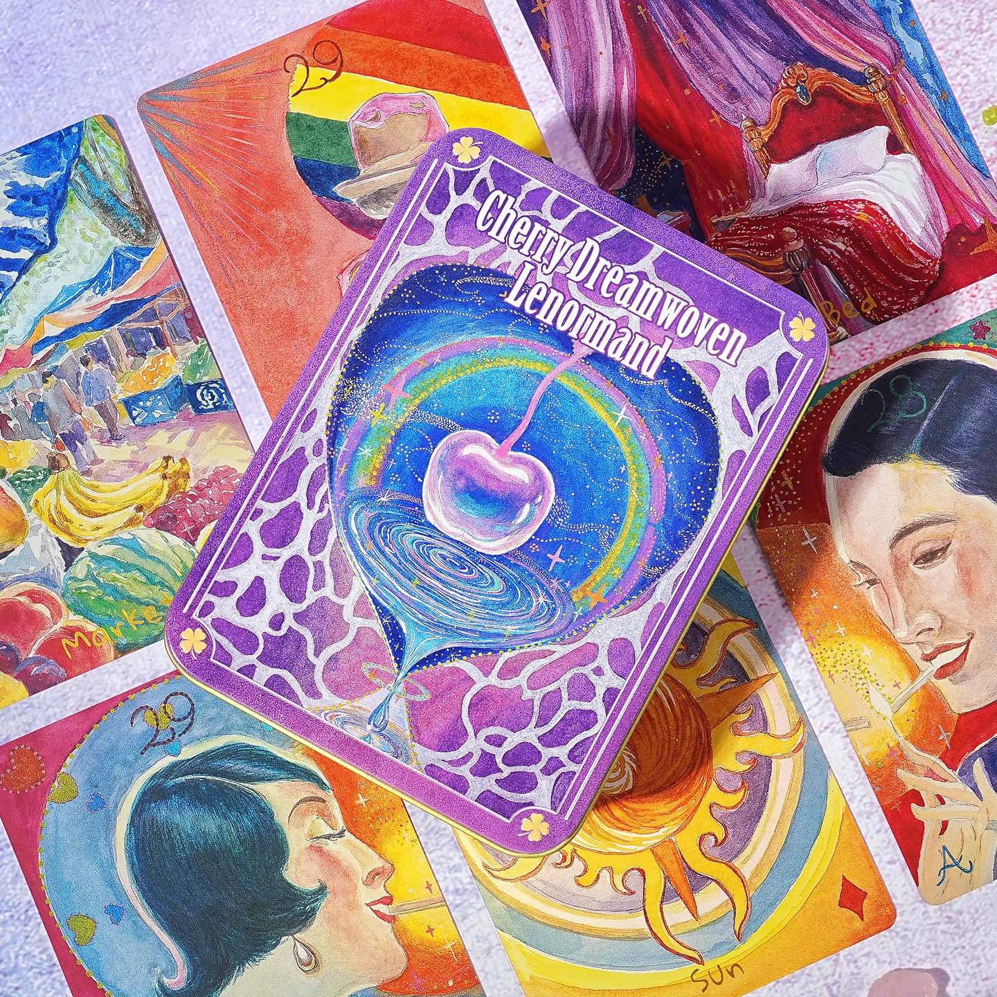 cartas-de-tarot-lenormand-de-cherry-dreamwoven-version-china-serie-dream-edicion-limitada-accesorios-de-juego-personalizables