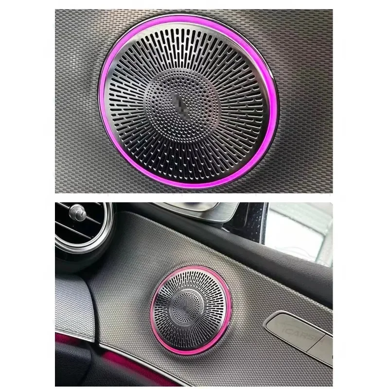 

Светодиодный вентиляционный дверной динамик, крышка твитера, подходит для W213 2016-2022 Mercedes Benz E-Class, модернизация интерьера, экологическое освещение