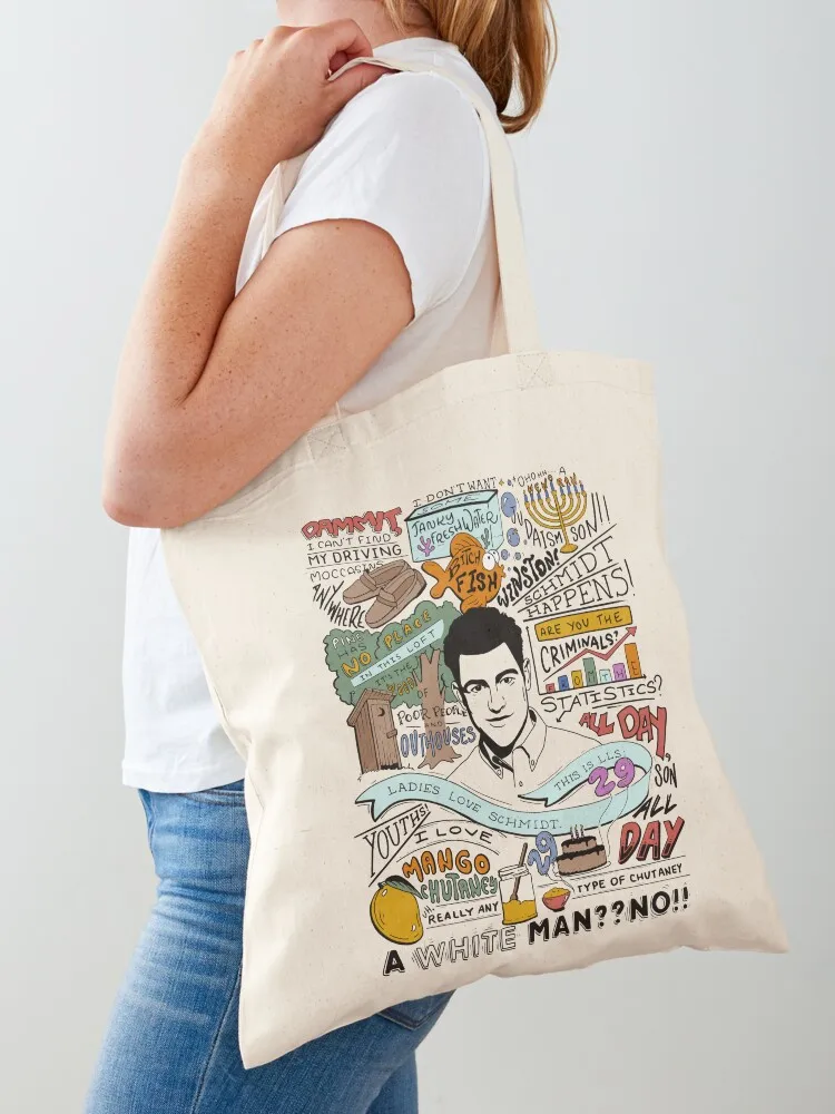

Schmidt Best Quotes (Colorized) Tote Bag canvas bags Handbags Women's tote bag Cloth bag