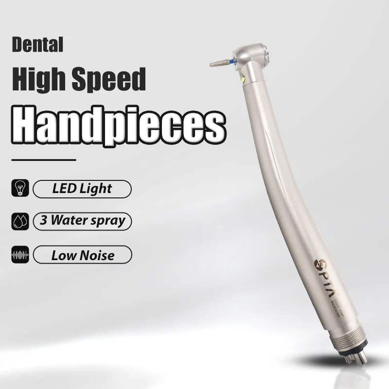 

Light Dental Air Turbine Dentistry Tool For Dentist Clinical 4 hole or 2 hole Options Handpiece LED Fiber Optic