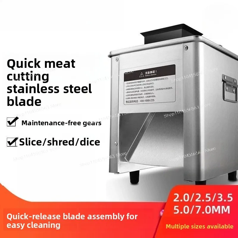 

Commercial slicing machine - Automatic small-sized fresh meat and vegetable meat cutter