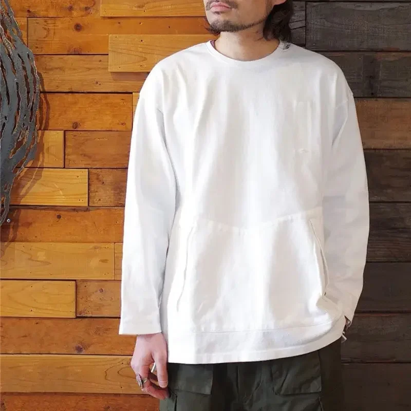 COMFY TEE cotton multi-functional long-sleeved crew neck T-shirt CMF