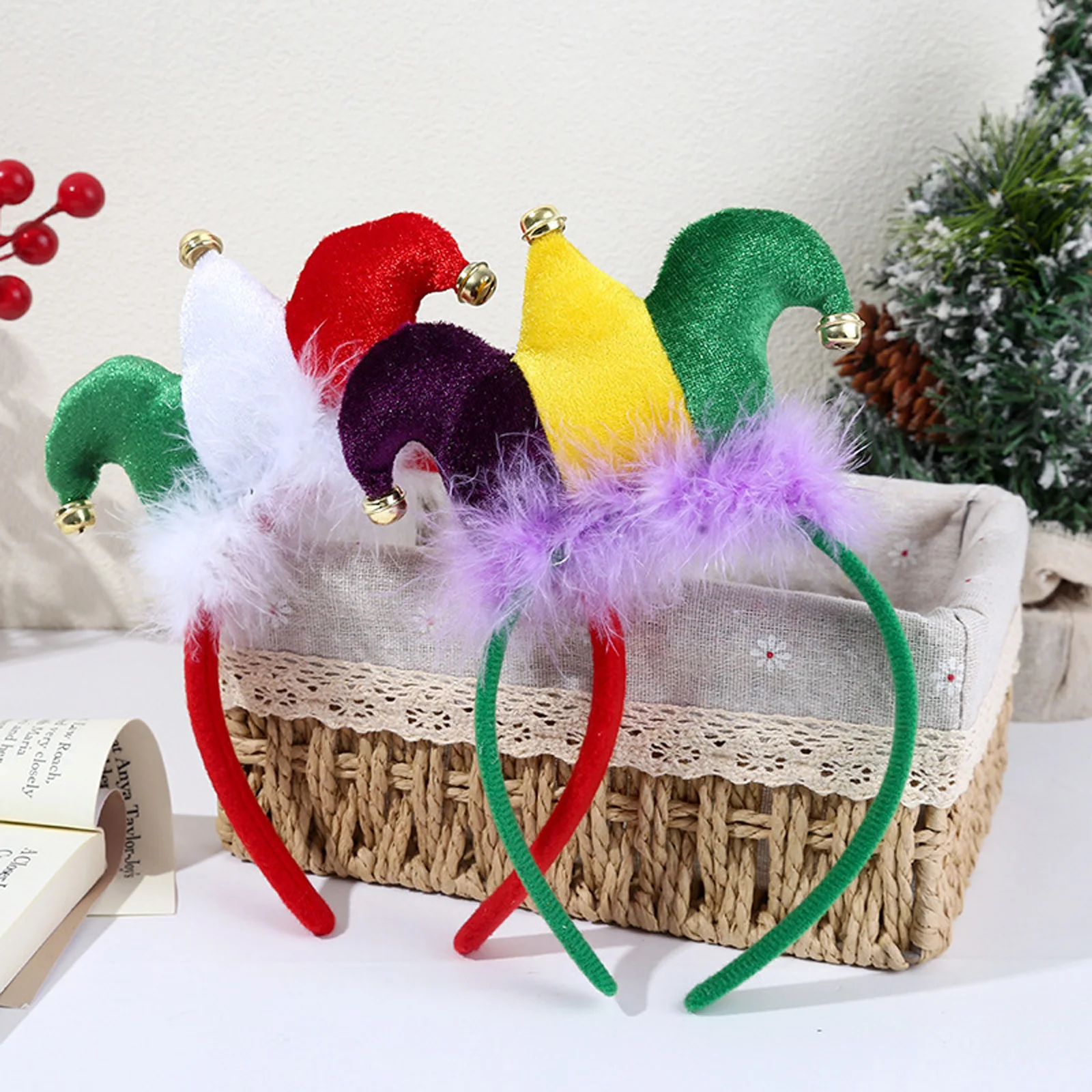 أطفال عيد الميلاد عقال مهرج أغطية الرأس قبعة مضحكة لمهرجان حفلة تنكرية تأثيري اللباس التبعي #2