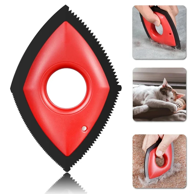 

4 Modes Pet Hair Remover Comb Brush Dog Cat Hair Detailer Cleaning Tool Carpet Sofa Cloth Car Seat Rubber Reusable Pet Combs