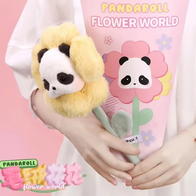 Blind Box Panda Roll Pang Da You Series scatola a sorpresa misteriosa peluche fiore Panda dare donne bellissimo Bouquet regalo di compleanno