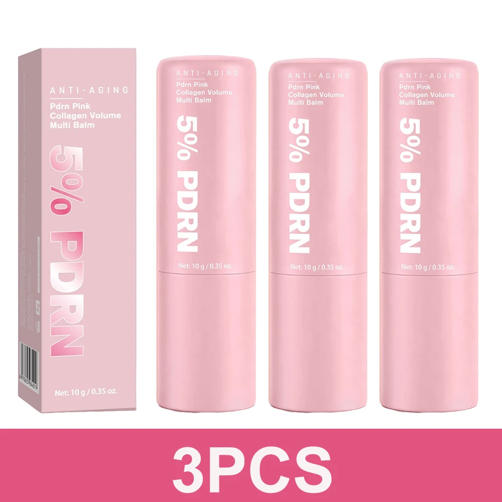 PDRN Pink Collagen Volume Multi Balm, All In One Volufiline, PDRN& NAD Stick ,Helping Look of Fine Lines, Firming Care,Lip Care