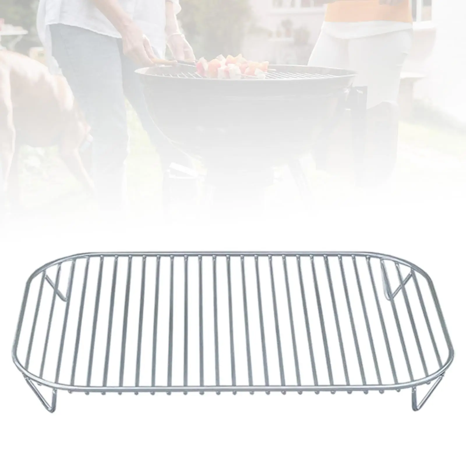

Indoor Grill Air Fryer Accessory Foldable Roast Stand for Camping BBQ Indoor